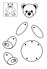 Ourson Articule Pantin Articule Pantin Poupees En Papier