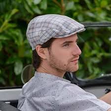 Herringbone Hat Borges & Scott Irish Tweed Flat Cap