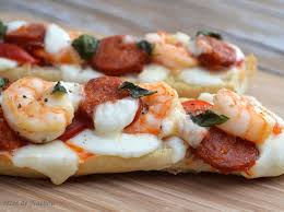 Bruschetta Au Gambas Et Chorizo Recettes Recette Bruschetta Recette Recettes De Cuisine Chorizo