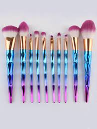 Share Get It Free 10 Pcs Fiber Ombre Makeup Brushes Setfor Fashion Lovers Only 80 000 Items New Arriv Makeup Brush Set Unicorn Makeup Brushes Makeup Kit