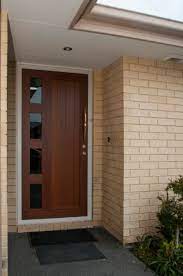 It has been painted in wattyl 'wild mint'. Entrance Doors