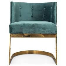 Ibiza Dining Chair In Hunter Green Velvet 895 Liked On Polyvore Featuring Home Furniture Chairs Dining Chairs Velvet Furniture Velvet Dining Chairs V