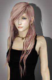 Final Fantasy Xiii Lightning With Long Hair Lightning Final Fantasy Final Fantasy Final Fantasy Girls