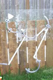 By looking at the photo, you can kind of see how it's put together. Diy Backyard Water Wall With Pvc Pipes Play Cbc Parents