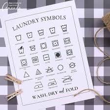 Laundry Symbols Printable Understanding Those Confusing