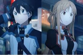 Kirito And Asuna With Their Ordinal Scale Outfits Sword Art Online Sword Art Online Art