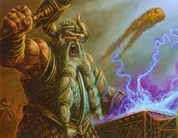 This is the dwarf runesmith that was originally released as part of the grudge of drong campaign, around 1997 i believe. Runelord Warhammer The Old World Lexicanum