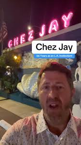 A true L.A. legend, @chezjay1959 is celebrating its 66th year as a Westside  institution. Everybody from Frank Sinatra to Marilyn Monroe to Danny Trejo  is a fan. Let’s get into it! #chezjay ...