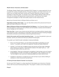 They have managed to hire only people. Https Www Depts Ttu Edu Hs Pfp Internships Jobs Morgan Stanley Wealth Advisor Associate Pdf