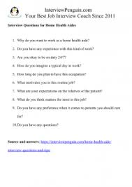 See full list on in.gov Top 10 Interview Questions For Home Health Aides 2020 Edition