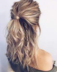 Half up half down curly hairstyles for prom. Half Up Half Down Hairstyles Are Simple And Easy To Copy And Apply Whether You Re Looking For Party Or Everyd Medium Length Hair Styles Hairstyle Hair Lengths