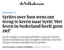 Afbeeldingsresultaat voor terugkeer syrische vluchtelingen
