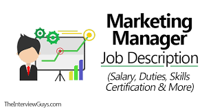 May 23, 2021 · what does a marketing manager do? Marketing Manager Job Description Salary Skills Duties Certification More