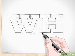 3d ampersand paint art dimension 3d type calligraphy hand lettering. How To Draw 3d Block Letters 11 Steps With Pictures Wikihow