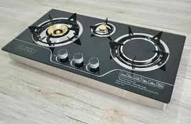 Tungku 2 gas, pengaman kebocoran gas, tungku khusus 1 @3 ring, tatakan kuali, pemantik otomatis. Kompor Gas Tanam 3 Tungku Suggo Sg 301 Harga Promo