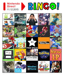 Kind of wish i posted this when i made it because the hot post right now one upped me. Nintendo Direct Bingo Card Here S My Nintendo Direct Bing Flickr
