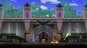 What to use to build sky bridge in terraria? Cool Terraria Base Designs Beautiful Functional Bases Terraria General Discussions Terraria Has No Formal Player Class Or Leveling System Anji Rat