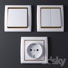 Sockets Switches Switches Sockets 3d Model