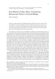 * insert nric number for malaysian. Pdf From Blood To Public Office Constituting Bureaucratic Rulers In Colonial Malaya