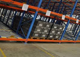 Do Racking De Palete Ajustavel Da Gravidade Sistema Sistemas Do Armazenamento De Cremalheira Do Fluxo De Palete