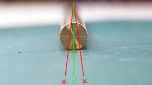 The point where all those lines intersect is the center of the circle. Another Way How To Drill A Hole Through A Round Bar In Perfect Center Middle Youtube
