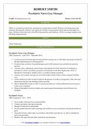 Psychiatric Nurse Resume Samples Qwikresume