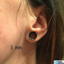 single flared tunnel mit o ring piercing ohr piercings ohr tragus piercings