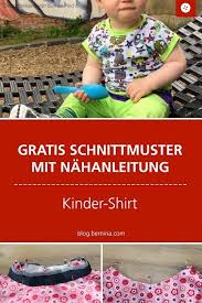 Das schnittmuster aus dem hause blaubeerstern enthält einen locker geschnittenen pullover mit kapuze für jungen. Nahanleitung Mit Schnittmuster Fur Ein Basic Kindershirt