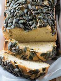 Can I Eat Pumpkin Seeds On Keto Diet Recipe For Pumpkin Seed Keto Bread Pumpkin Seed Recipes Keto Bread Low Carb Bread Alternatives