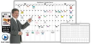Quarter Calendar Magnatag Whiteboard And Dry Erase Systems Dry Erase Calendar Calendar Board Calendar