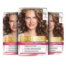 Blond haarspitzen blonde haare winterfrisuren bunte haare dunkelblonde highlights balayage frisur haare ab frisuren videos. L Oreal Paris Excellence Creme Permanente Haarfarbe 100 Grauhaarabdeckung Haarfarbeset Mit Coloration Shampoo Und 3 Fach Pflegecreme 6 Dunkelblond 3 X 268 G Amazon De Beauty