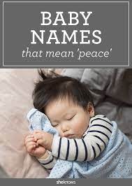 Peaceful Baby Names For A Calm Cool Baby Hey Here S Hoping Sheknows