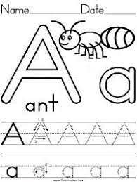The children then look through magazines for pictures that start with that letter and glue them in the correct box. Toddler Worksheets Printable Alphabet Of Alphabet Letter A Ant Preschool Lesson Plan Printable Activities And Worksheets Free Templates