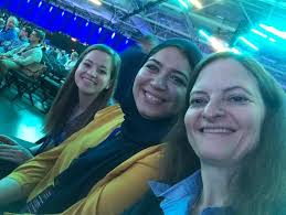 Emotional & incredible presentations from @OliviaLePoint and @reshmasaujani  @GirlsWhoCode at #sasgf with fellow powerful wonderfully smart coworkers  Salma Ibrahim & Sarah Rawls