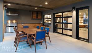 outdoor kitchen garage doors highcraft