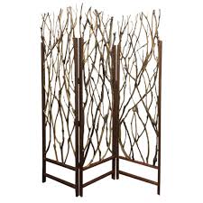 Litechnologies Inc Dba Tree 6 Ft Brown 3 Panel Room Divider Room Divider Panel Room Divider Wood Screens