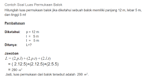 Luas permukaan dan volume balok dan kubus. Rumus Balok Rumus Volume Dan Luas Permukaan Balok Zenius Blog
