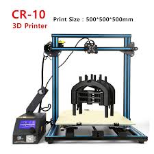 Crcreality 3d Cr 10 Large 3d Printer Big Print Size 500 500 500mm 400 400 400mm 300 300 400mm Desktop 3 D Printer W Diy Desktop Large 3d Printer 3d Printer Kit