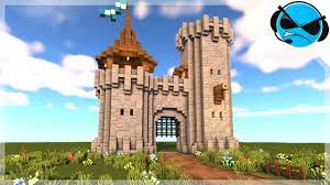 In this series we will be building this huge medieval castle complete with houses. Minecraft How To Build A Medieval Castle Huge Medieval Castle Tutorial Part 1 Youtube