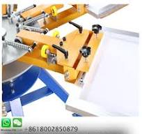 Máquina de Serigrafía de 6 Colores con Plato Giratorio de 360 Grados y Base  Resistente, Diseño Nuevo, Suministro de Fábrica