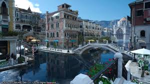 Ffxv Altissia Fantasy Landscape Fantasy Places Final Fantasy Xv It is surrounded by water, being characterized by waterfalls and canals. ffxv altissia fantasy landscape