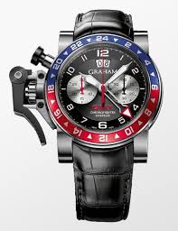 Graham Chronofighter Oversize Gmt Blue Red Saatler Luks Saatler Erkek Saat