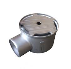 Wl Bauprodukte Bodenablauf Edelstahl Einlauf 220mm Ablauf Dn 110 Waagerecht