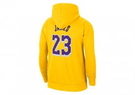 Los angeles lakers city edition '47 headline hood. Nike Nba Los Angeles Lakers Lebron James Essential Pullover Hoodie Amarillo Fur 62 50 Basketzone Net