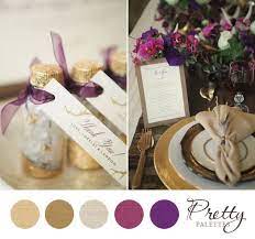 Winter Wedding Colors Pretty Palettes 75 Purple And Gold Wedding Winter Wedding Wedding Colors
