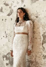 Rue De Seine 2020 Collection Exclusive First Look At Golden Rhapsody In 2020 Wedding Dress Shopping White Beach Wedding Dresses Bohemian Wedding Dresses