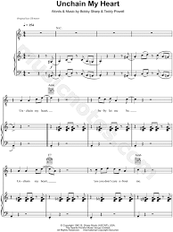 Ray Charles Unchain My Heart Sheet Music In C Major Transposable Download Print Sku Mn0107911