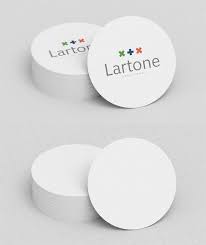 A Free Round Business Card Mock Up In The Collection 5 This Item Contains 1 Highly Detai Business Card Mock Up Business Cards Mockup Psd Circle Business Cards