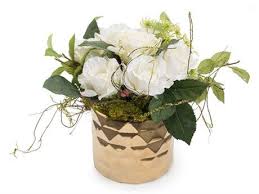 Rose gold rooms rose gold decor rose gold interior copper interior marble interior bathroom interior deco rose concrete pots white concrete. John Richard Furniture White Flower Pot Gold Flower Pot Rose Arrangements