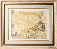 1921 študoval na akadémii výtvarných umení v madride (prof. Le Rhinoceros Etching 1970 By Salvador Dali Modernism